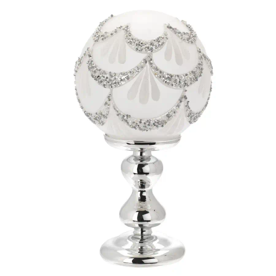 Bagutta Lume Led con sfera decorata argento N 8580 03