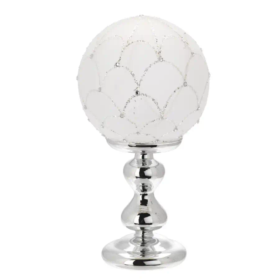 Bagutta Lume Led con sfera decorata argento N 8580 04
