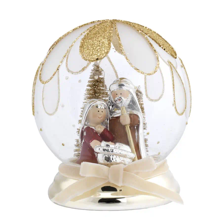Bagutta sfera di Natale presepe Gocce con led N 8574 01 OR