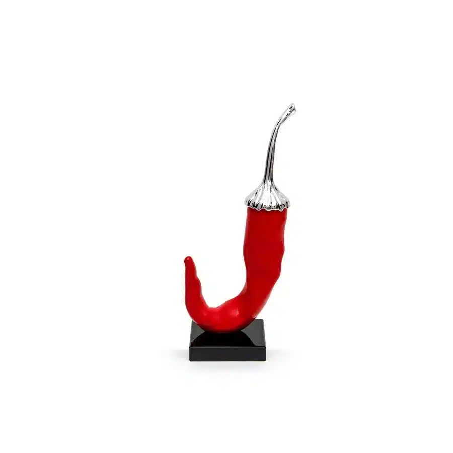 Sequenze Peperoncino rosso e argento h. 13 cod. BPP0301