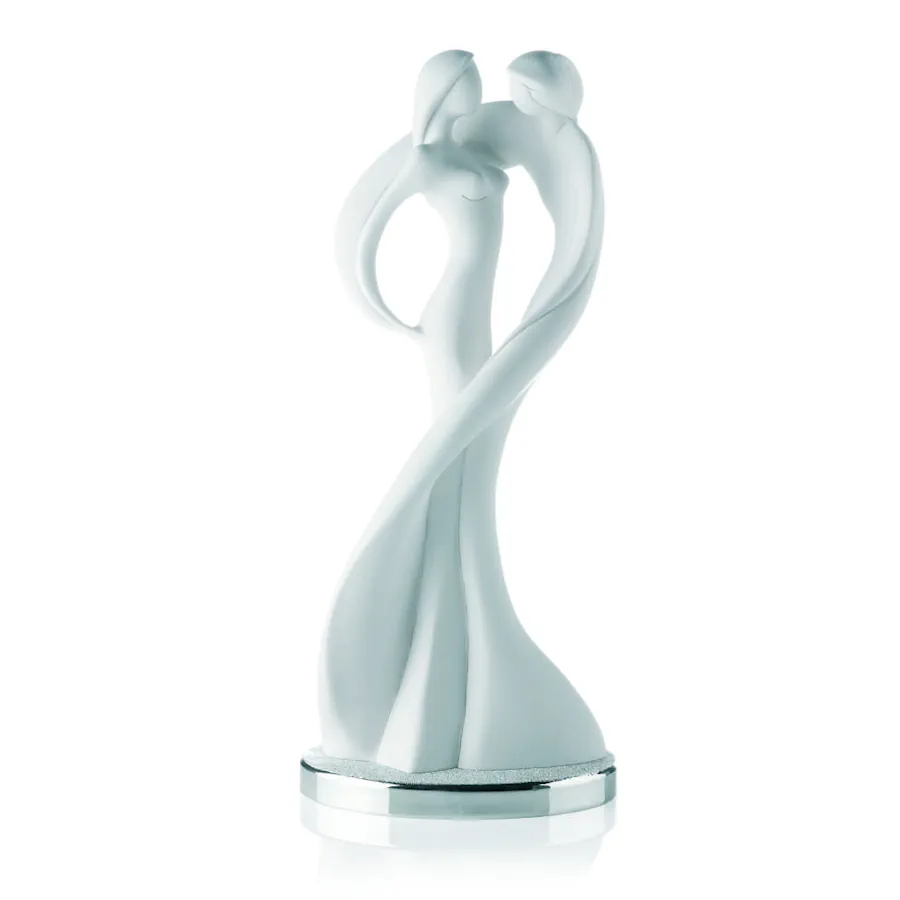 Bongelli Coppia innamorati bianca base argento cod. ME602