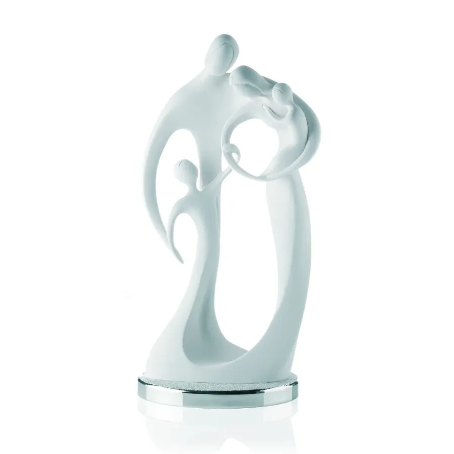 Bongelli Famiglia maxi bianca base argento cod. ME598