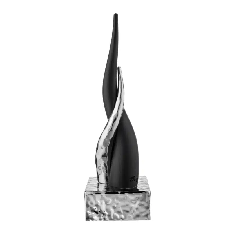 Bongelli corni base argento corno nero h.38 ME2613 3NAG