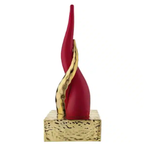 Bongelli corni base oro corno rosso h.38 cod. ME2613 3RS