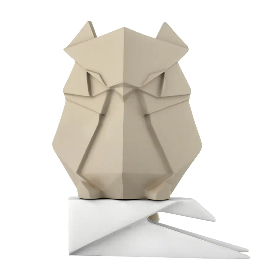 Bongelli gufo origami h.13 nocciola cod. ME2627 1N