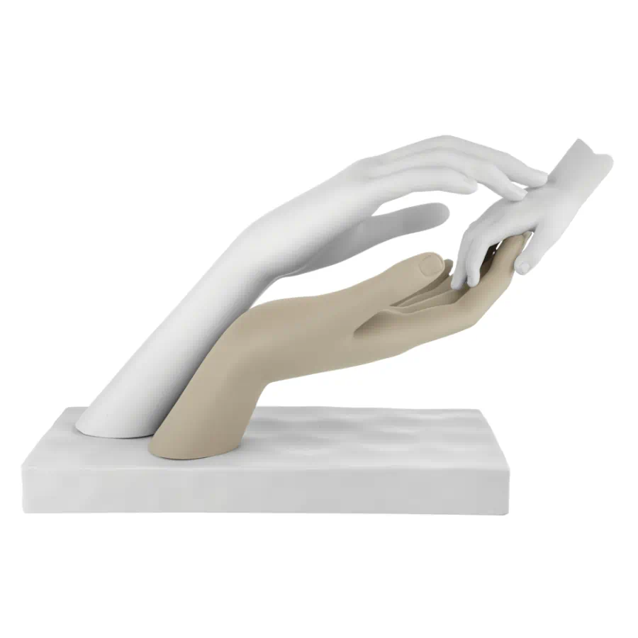 Bongelli mani con manina baby 21x33 nocciola cod. ME2632 2N