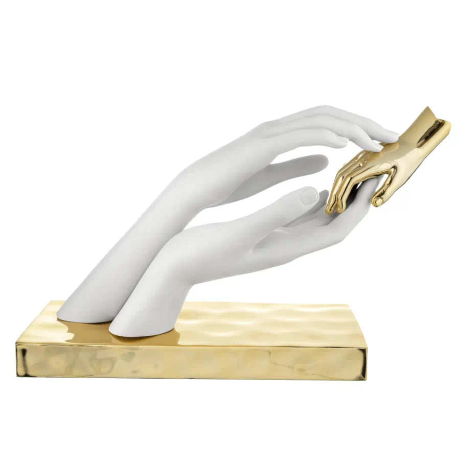 Bongelli mani con manina baby 21x33 oro cod. ME2632 2OR