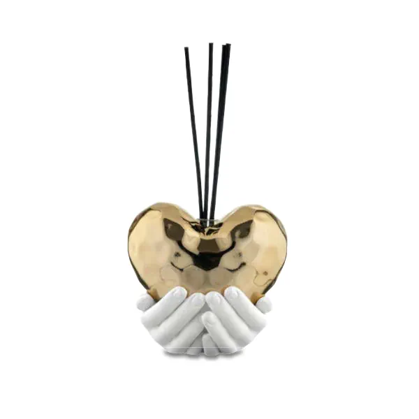 Bongelli mani cuore profumatore 11x10 oro cod. ME2604 OR