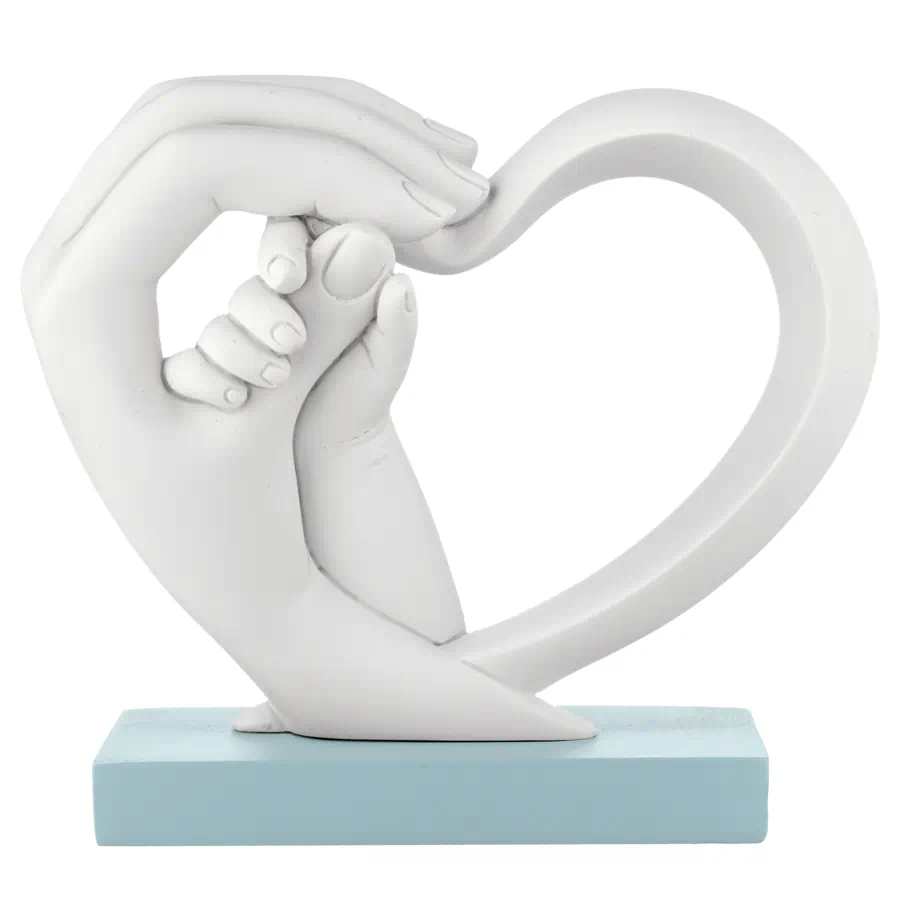 Bongelli manina a cuore baby 13x12 celeste cod. ME2635 CE