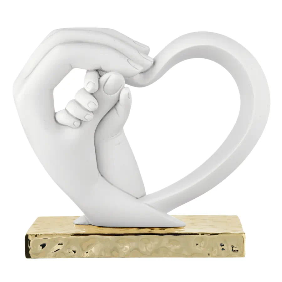Bongelli manina a cuore baby 13x12oro bianco ME2635 OR