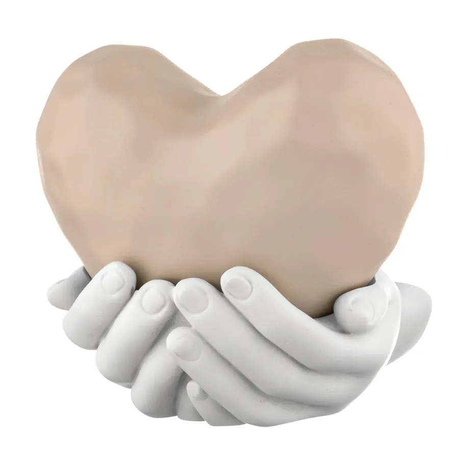 Bongelli mano cuore liscia 11x10 rosa cod. ME2605 1RO