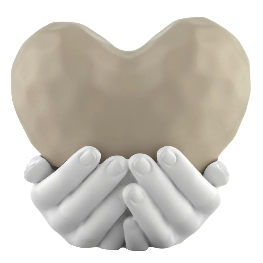 Bongelli mano cuore liscia 25x24 nocciola cod. ME2605 2N