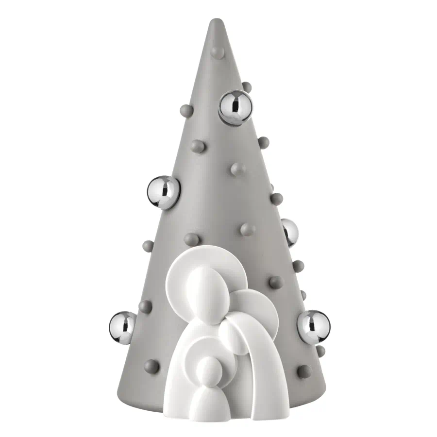 Bongelli presepe albero natale grigio h.31 cod. NT138 2G