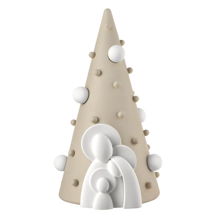 Bongelli presepe albero natale nocciola h.31 cod. NT138 2N