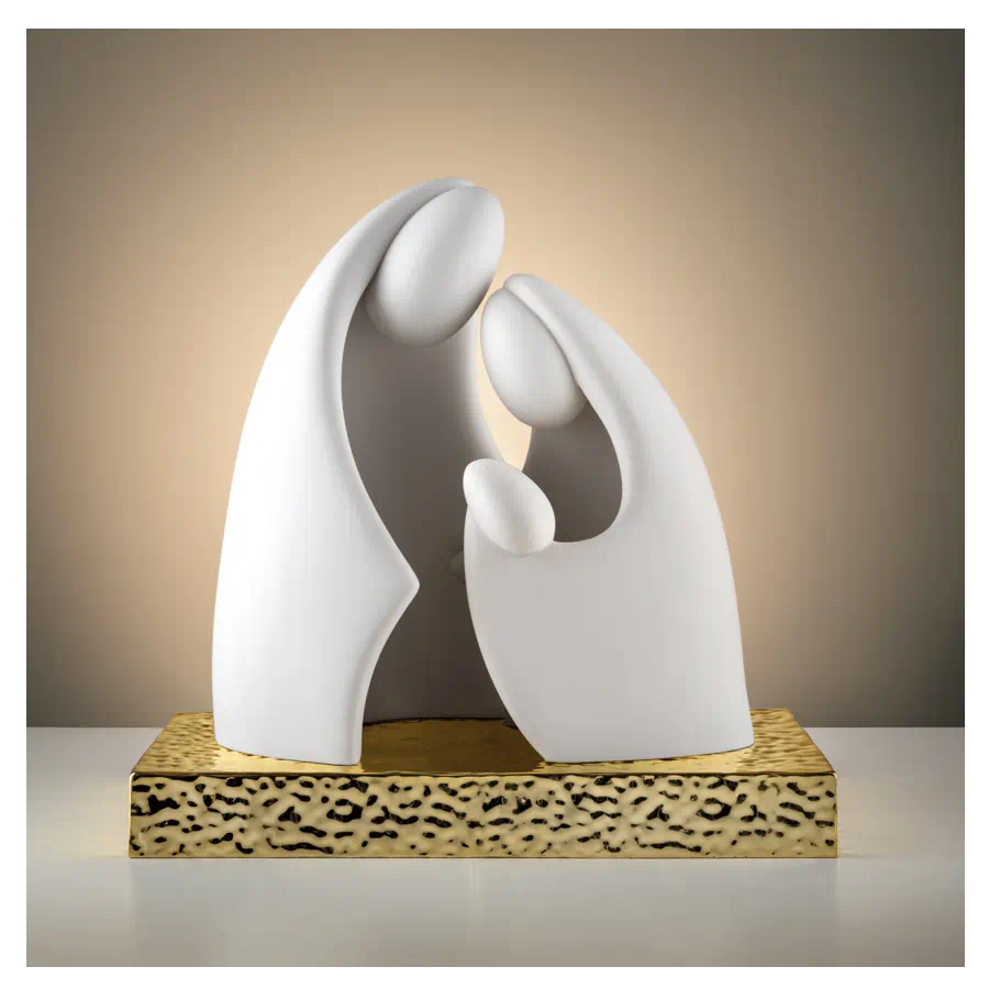 Bongelli presepe stilizzato base oro 14x13 cod. NT136 1OR