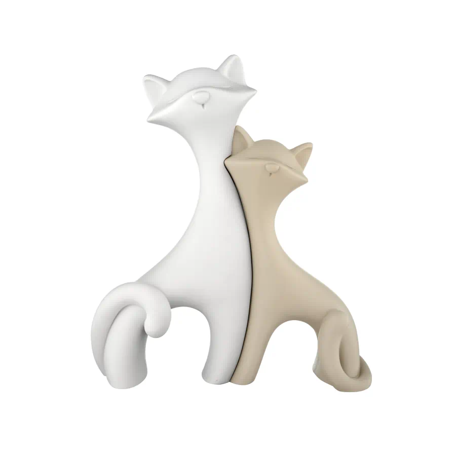 Bongelli scultura coppia gattini 12x11 nocciola ME2623 1N