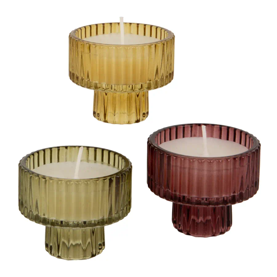 ETM bomboniere Color candela alzatina h.5,5 07A178