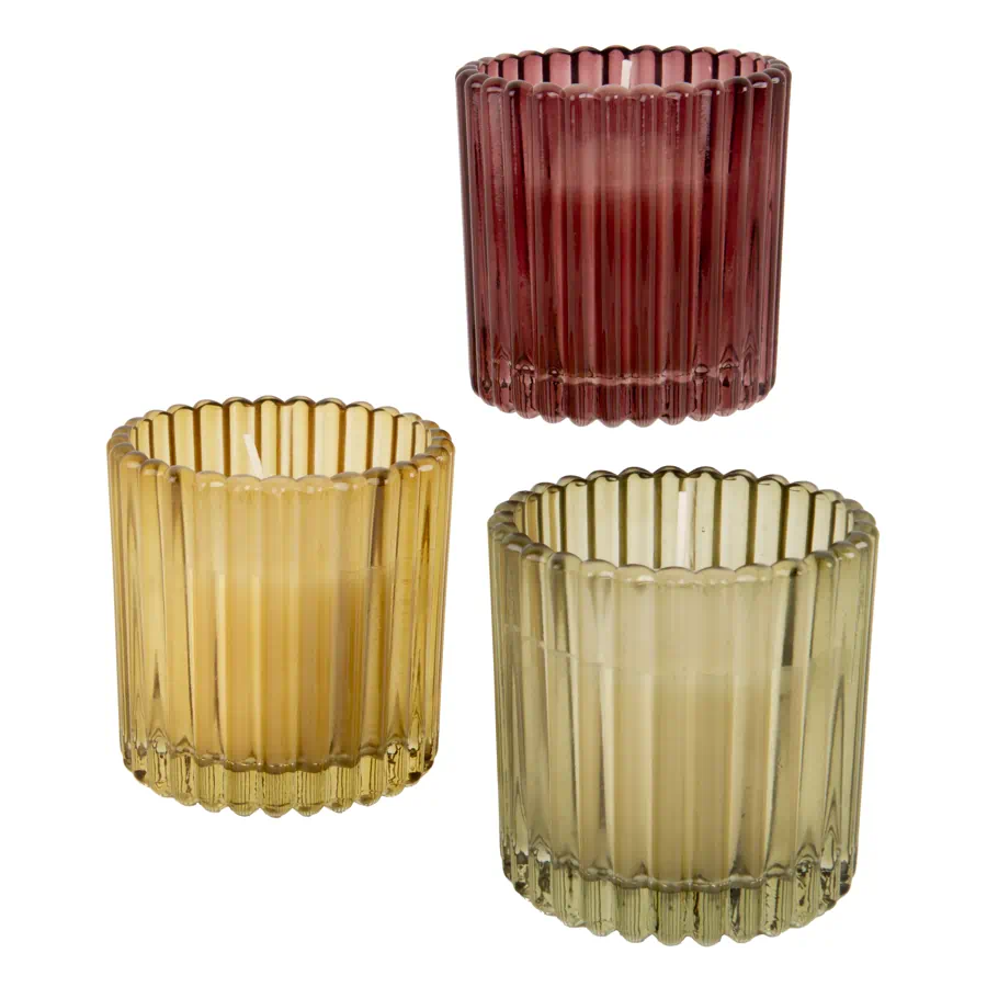 ETM bomboniere Color candela verre h.9 07A180