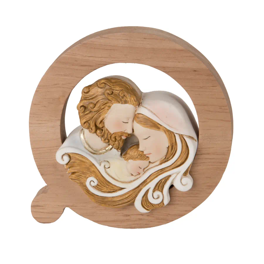 ETM bomboniere Cornice icona sacra famiglia dm.8,5 04A442