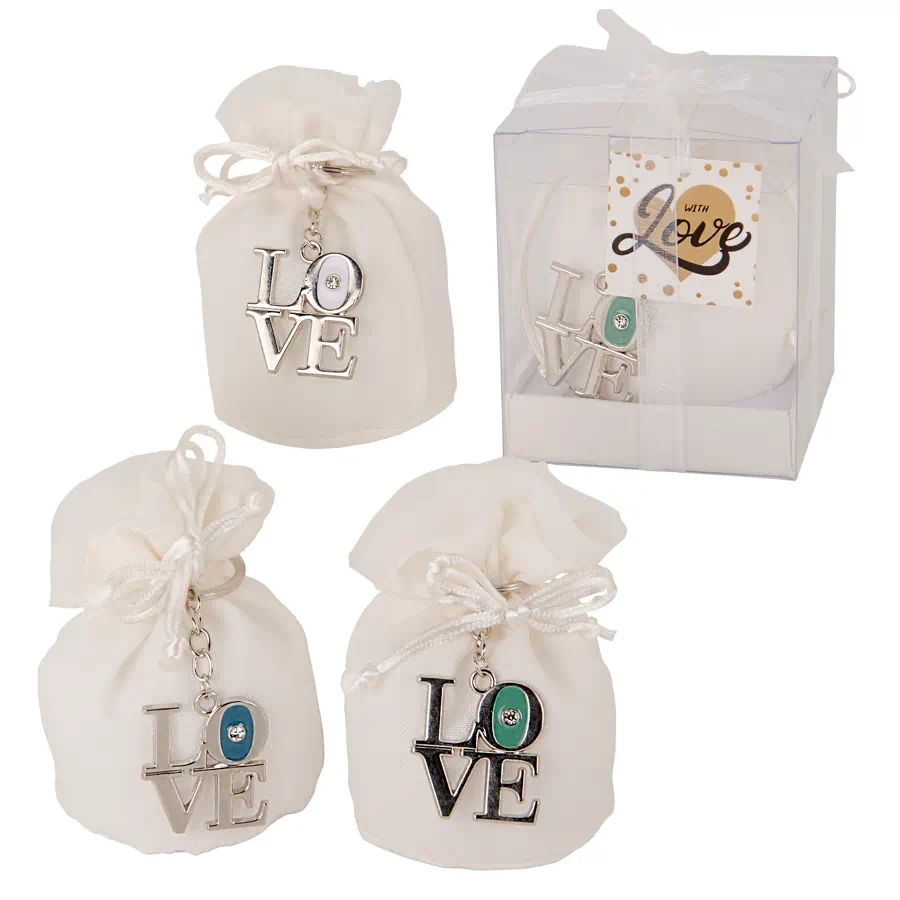 ETM bomboniere Event gift box portachiavi love cm.4 12A155