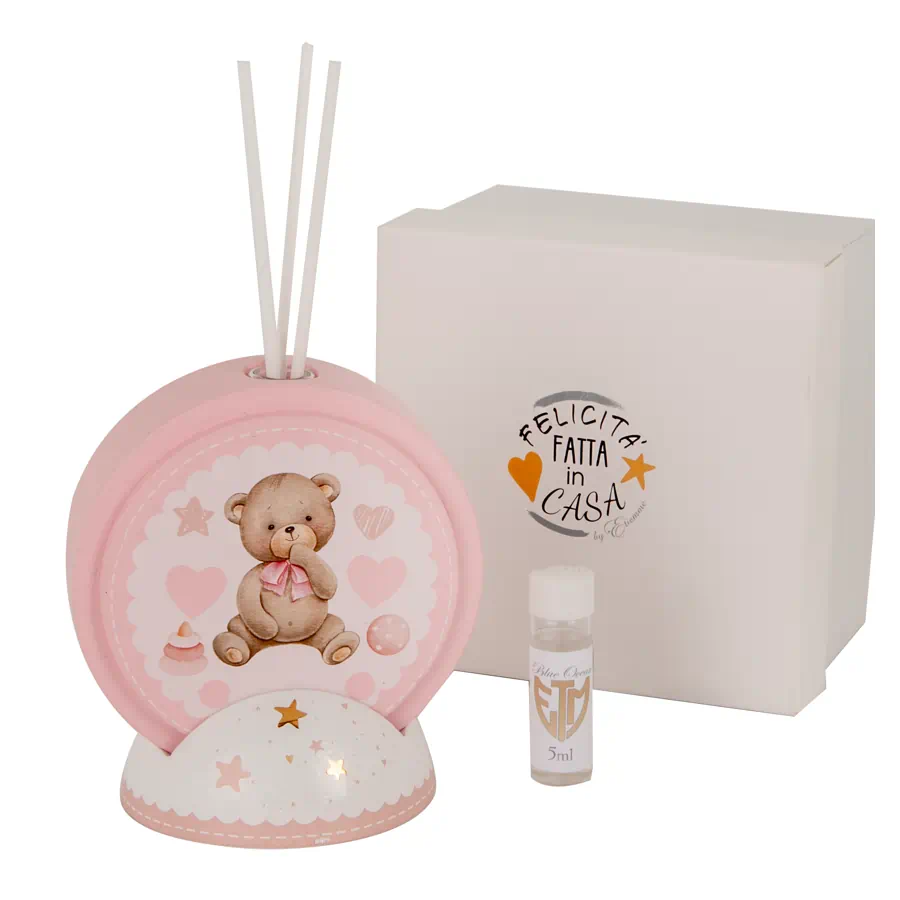 ETM bomboniere Pittura diffusore baby rosa h.11 08A215