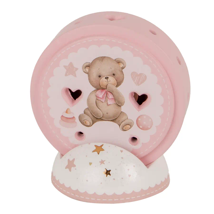 ETM bomboniere Pittura led baby rosa h.11 08A213