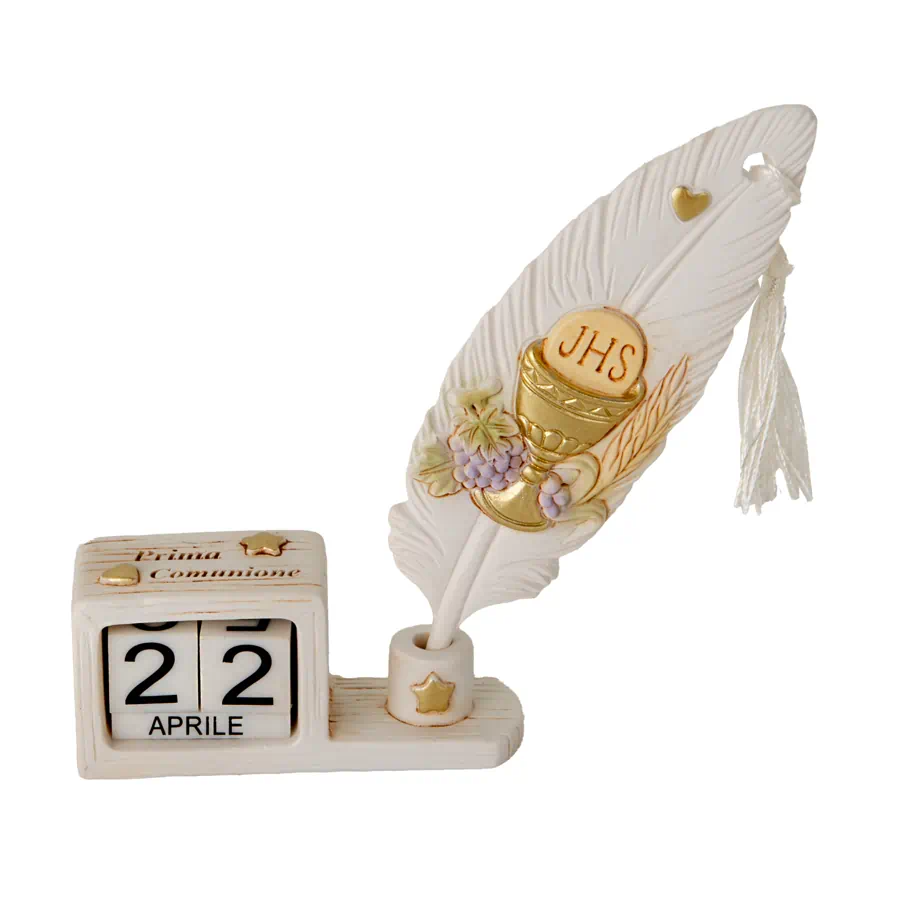 ETM bomboniere Plume calendario comunione h.12 04A449