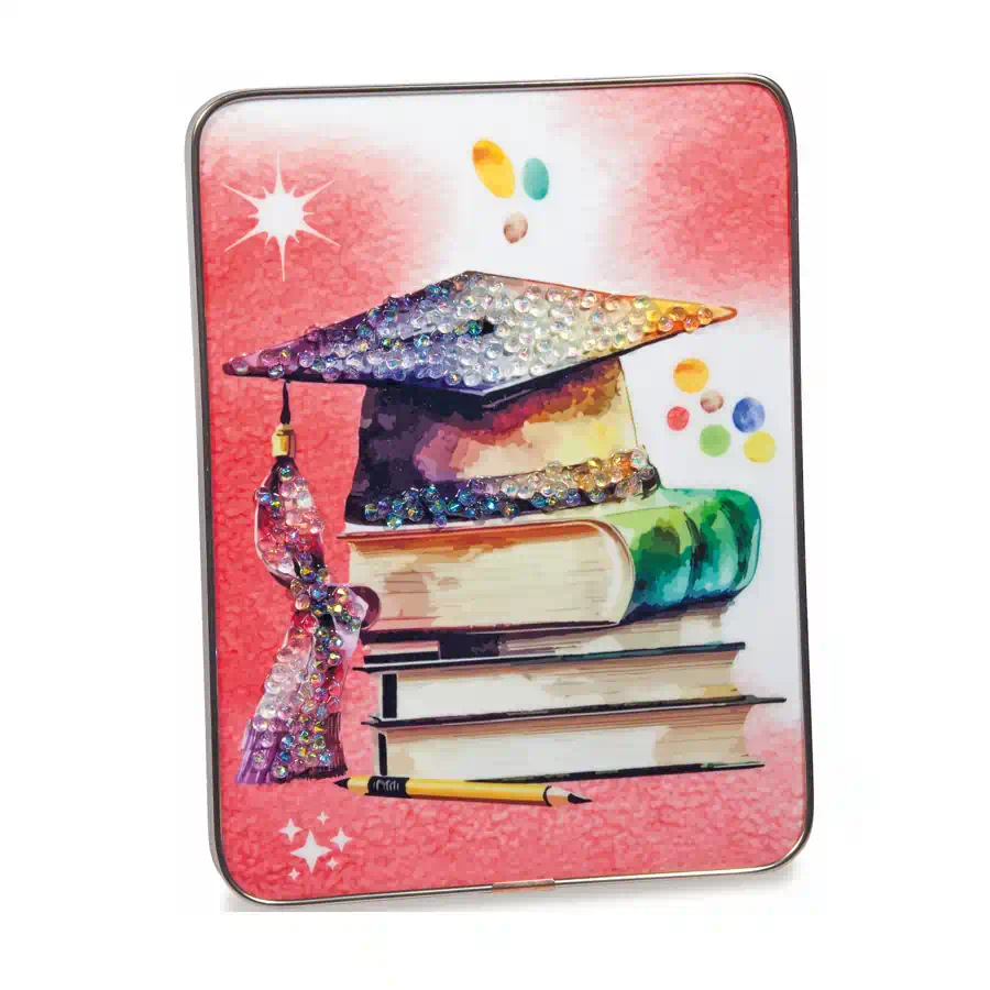 Etm bomboniere stone quadro laurea cm.15 h.20 al045