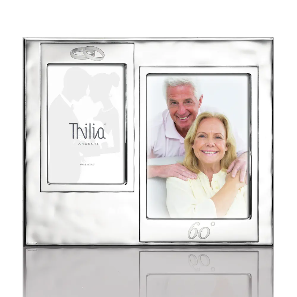 Thilia cornice doppia per 2 foto 60° anniversario di matrimonio 453817