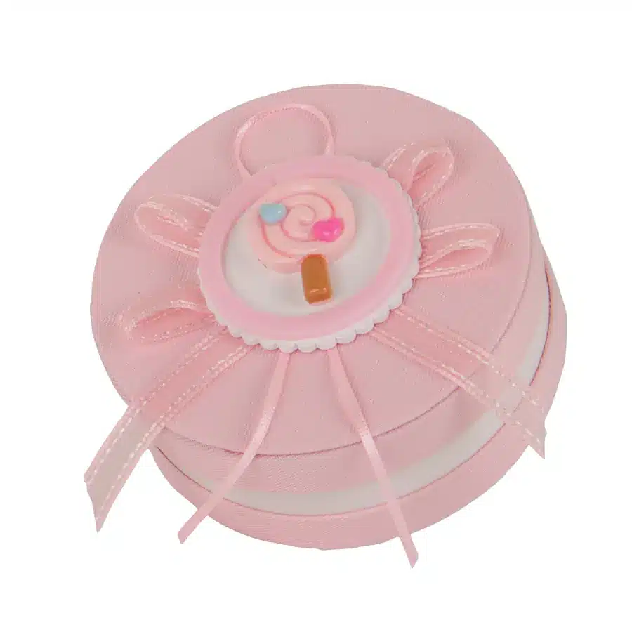 ETM bomboniere mella box porta confetti rosa dm.10 h.4 sc740