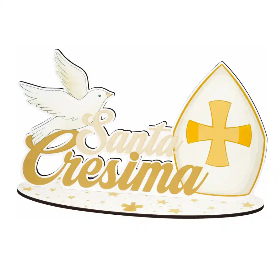 Etm bomboniere party cresima cm.35 h.21 al069