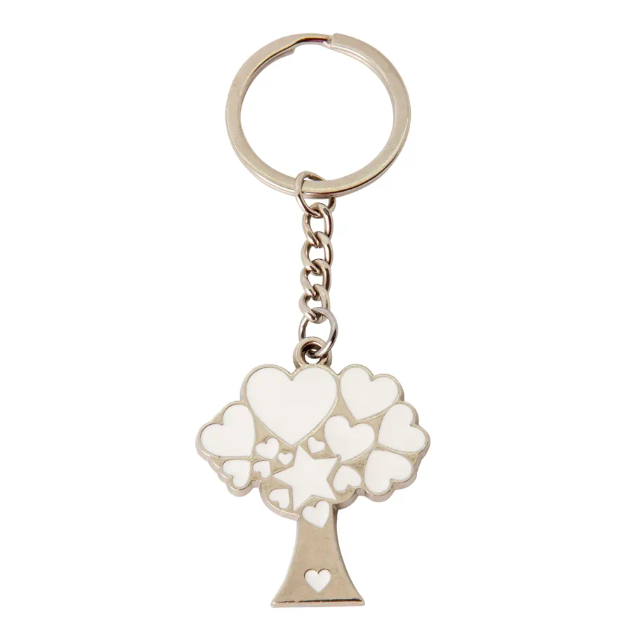 Etm bomboniere zama portachiave albero silver cm.4 12a171