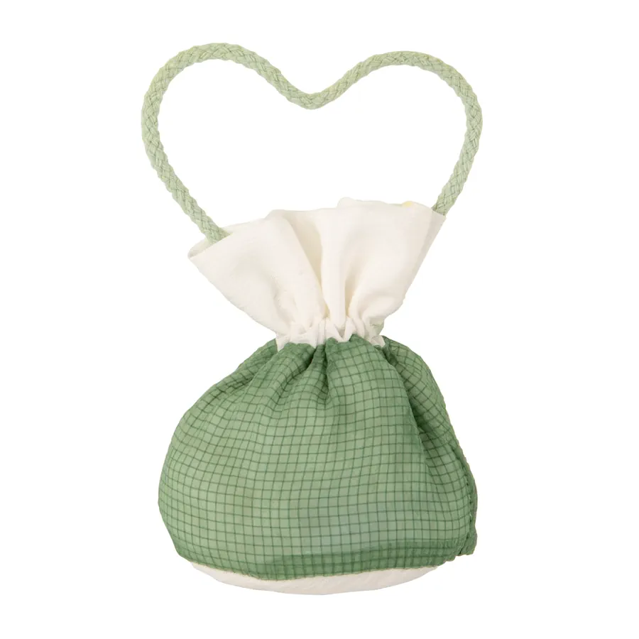 Etm cuore up palla verde sacchetto confetti cm.14 c2826
