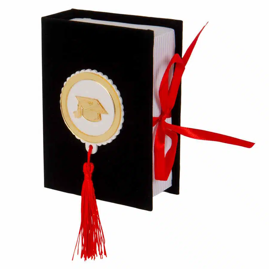 Etm laurea dottor libro grande cm.8,5x12 nero sc762