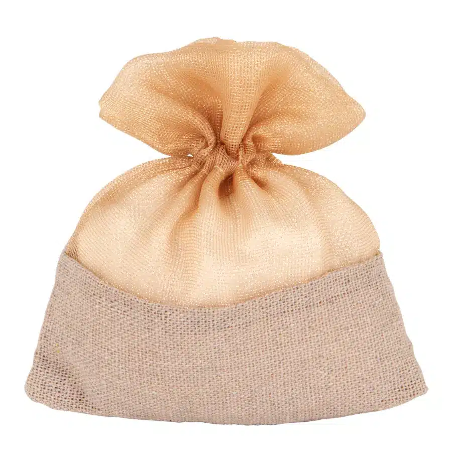 Etm todi bag sacchetto confetti cm.10x12 beige c2857