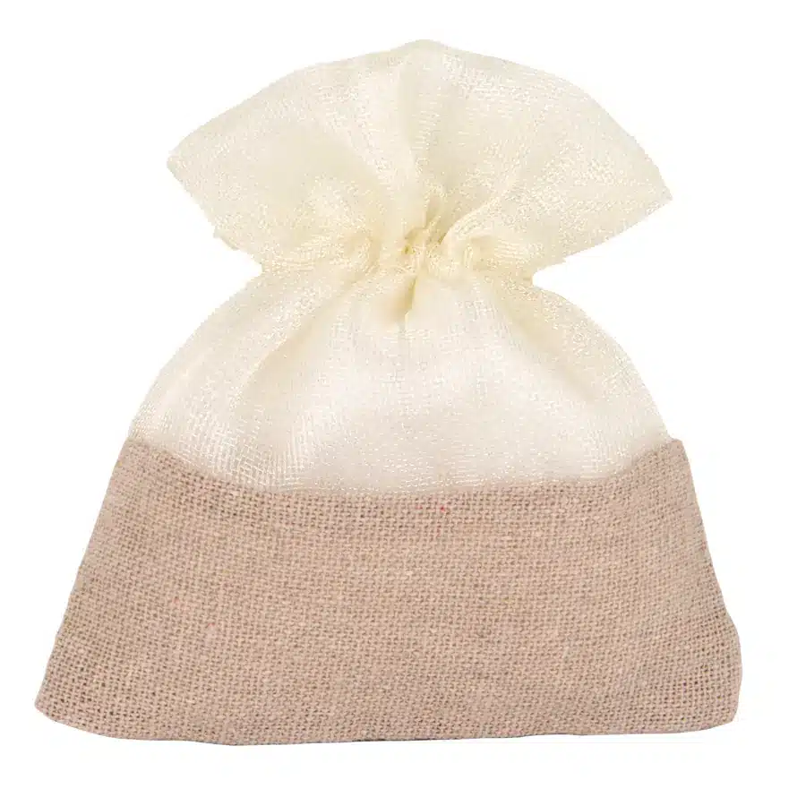 Etm todi bag sacchetto confetti cm.10x12 crema c2849
