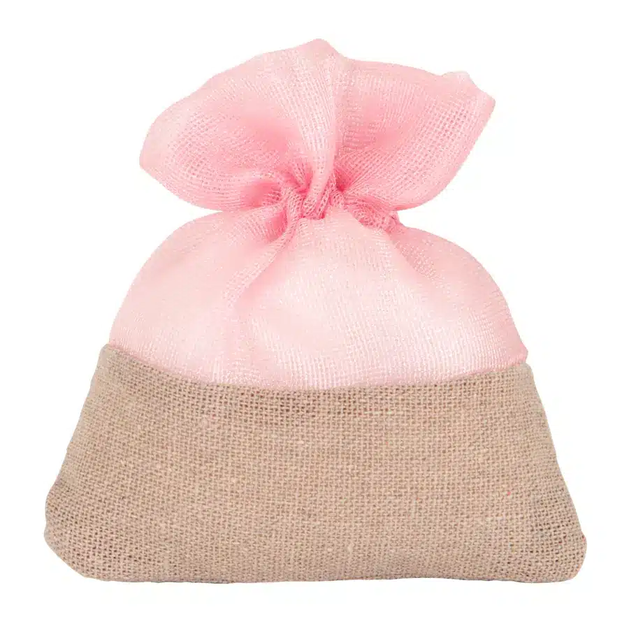 Etm todi bag sacchetto confetti cm.10x12 rosa c2851