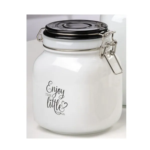 Folies barattolo bianco in vetro 5006270