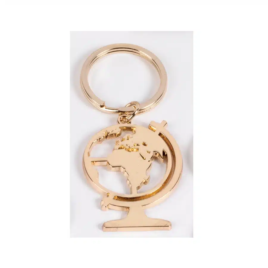 Folies portachiavi dorato mondo 4972270