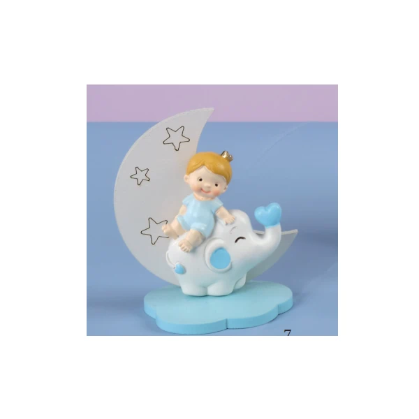 Yvonne Gontier bambino su elefantino con luna 8392261