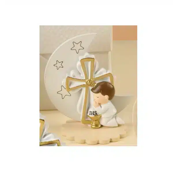 Yvonne Gontier icona comunione bambino con luna 8517261