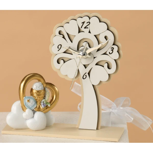 Yvonne Gontier icona cresima con albero vita e orologio 8525261