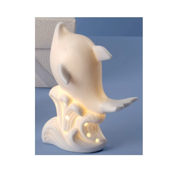 Yvonne Gontier lampada delfino con led 6068424
