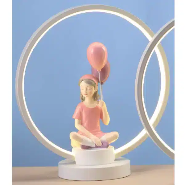 Yvonne Gontier lampada led ragazza con palloncini 6133429