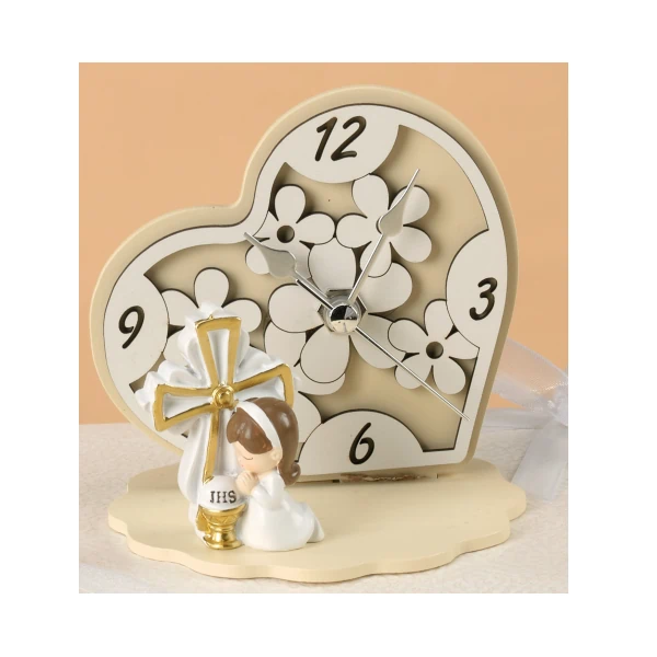 Yvonne Gontier orologio cuore con icona comunione bambina 8518261