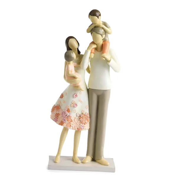 Paben famiglia stilizzata 28.3 cm. resina PB21163