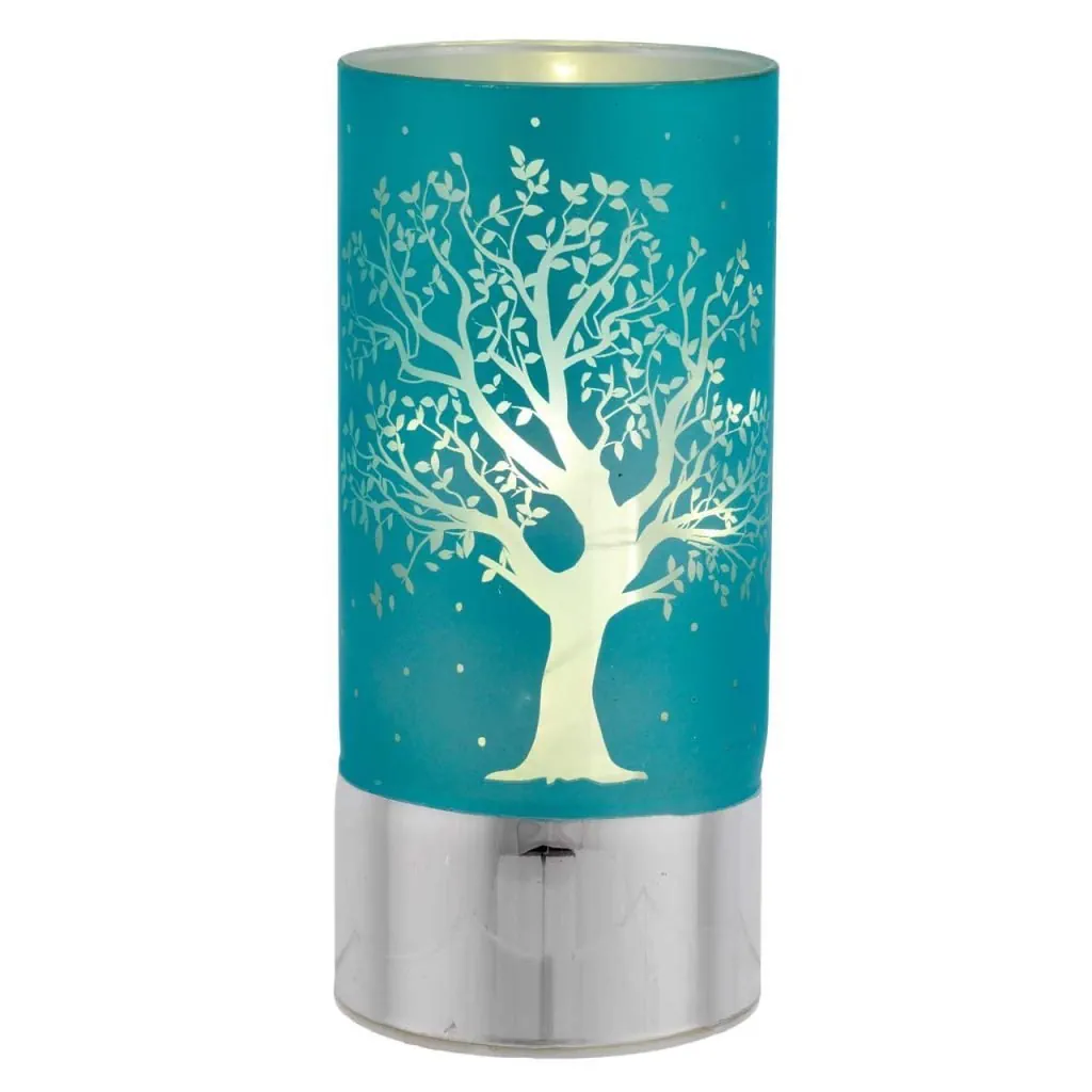 Bagutta lampada decorazione albero azzurro 2261 03 AZ