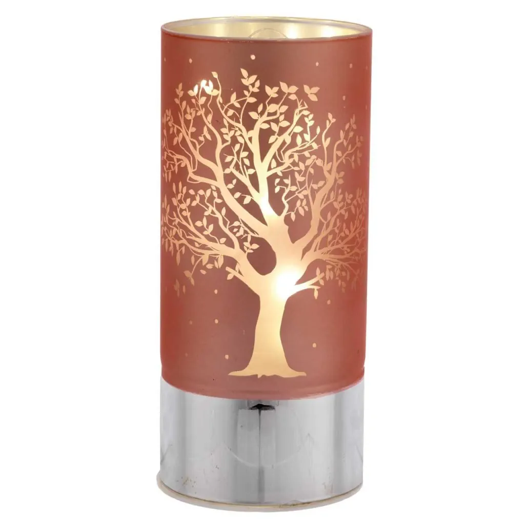 Bagutta lampada decorazione albero rosa 2261 03 RS