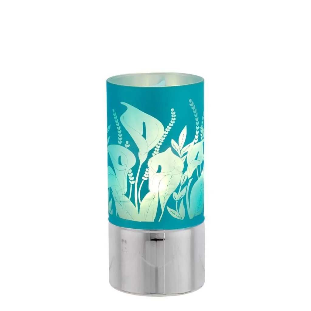 Bagutta lampada decorazione calle azzurro 2260 01 AZ