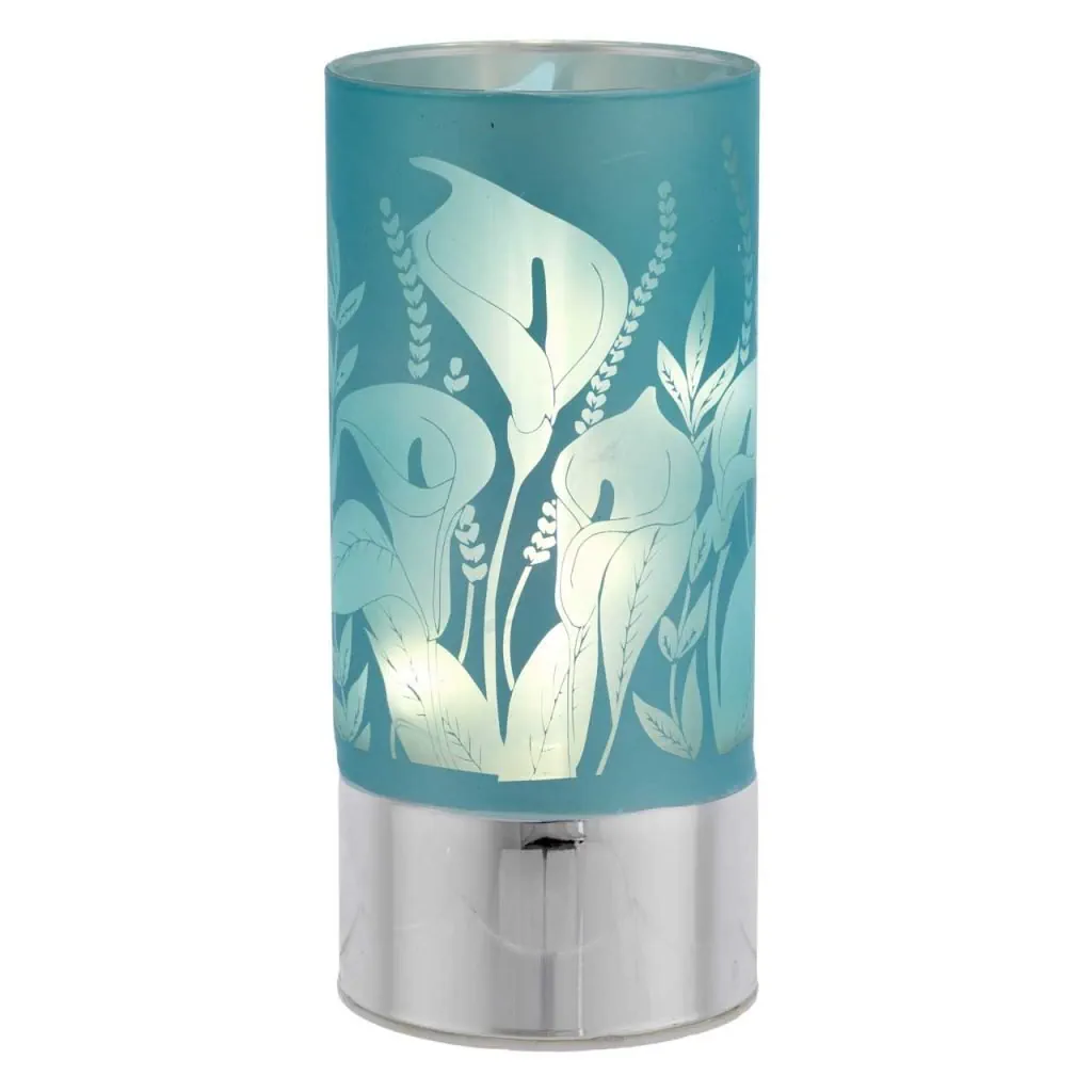Bagutta lampada decorazione calle azzurro 2261 01 AZ